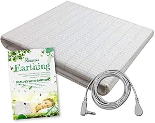 Earthing Half Sheet, Earthing Grounding Sheet for EMF protection, Improve Your Sleep, Less