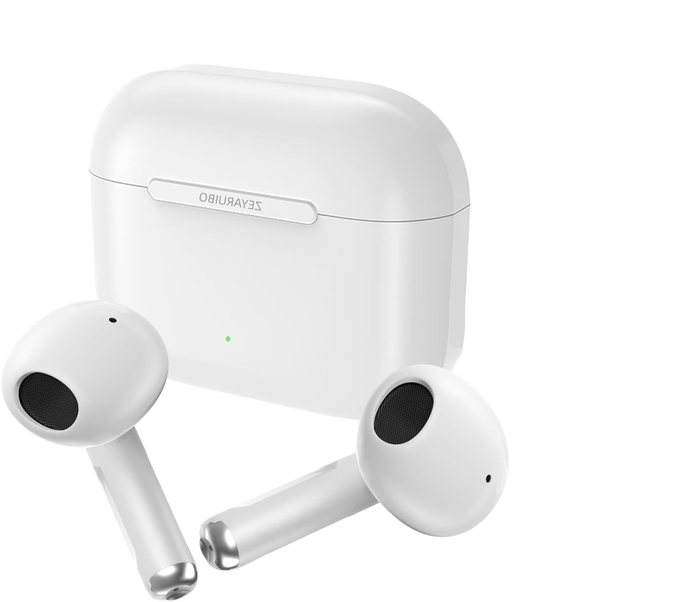 Auriculares inalámbricos, auriculares Bluetooth, cápsulas Air Buds con cancelación de ruido, 4 auriculares 3D, auriculares intrauditivos con graves profundos, auriculares deportivos, funda de carga