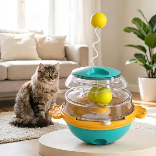 Bola interactiva con alimentacion lenta y estimulo mental para mascotas 4