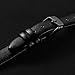 QUARKZMAN Correa De Reloj De Cuero Genuino Negro 12mm De Ancho Imagen de QUARKZMAN Correa De Reloj De Cuero Genuino Negro 12mm De Ancho