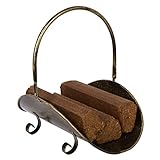 【Facile à assembler】 : ce support de rangement pour bûches de bois de cheminée est livré en pièces détachées, il suffit de visser pour l'installer, facile à assembler en 10 minutes.