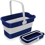 Collapsible Mop Bucket for Cleaning with Handle, 3 Gallon