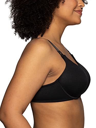 Vanity Fair Womens Maternity Nursing for Breastfeeding Wireless Or Underwire Bra, Underwire - Black, 34D US - image 4