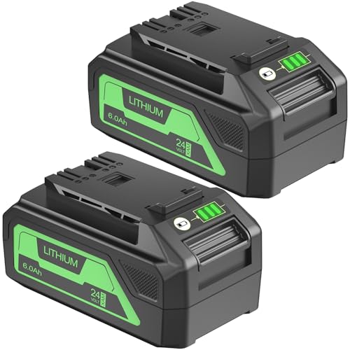 JGSPJ 2Pack 6.0Ah High Capacity Replacement for Greenworks 24V Battery