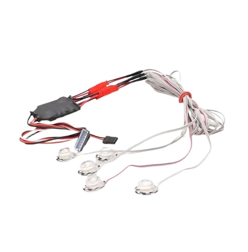 Luz LED Estroboscópica Vuelo Nocturno 5W Avión RC 2S‑6S Enchufe JST