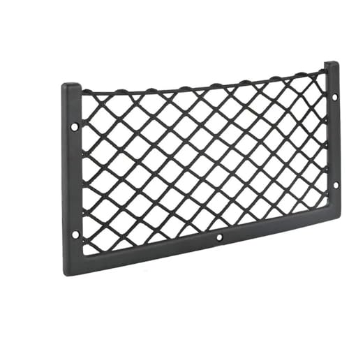 Filet de rangement voiture à maille extensible avec cadre rigide anti-chute