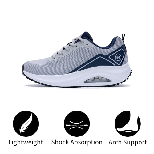 Image of Gyeice Women's Walking Shoes Arch Support Orthotic Breathable Tennis Sneakers for Plantar Fasciitis Pain Relief US 5.5-11
