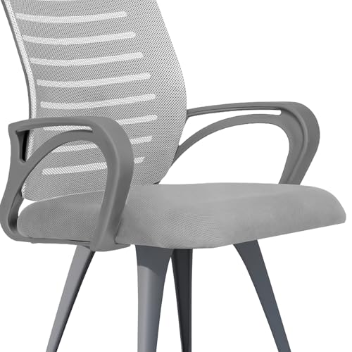 Image of ROSE Elite | 3 Years Brand Warranty | Ergonomic Office Chair, Study, WFH, Revolving, Rolling, Desk, Task, Laptop, Student Chair (Full Grey, Elite MB Reception)