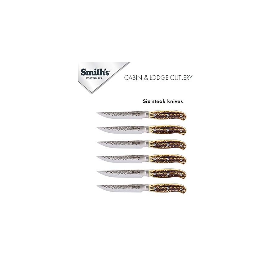 Smiths-Cabin-Lodge-Cutlery-Block-Set-14-Piece-One-Size-Gray Smith's Cabin & Lodge Cutlery Block Set (14-Piece), One Size, Gray