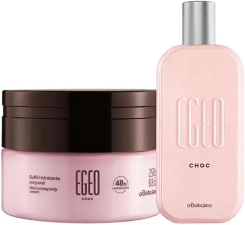 Combo Colônia Egeo Choc Desodorante Colônia 90ml + Creme Suflê Hidratante 250g (2 itens)