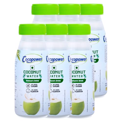 Image of Cocopower Coconut Water | Instant Rehydration | No Added Sugar | Refreshing Recharge! | 200ml (Pack of 6)