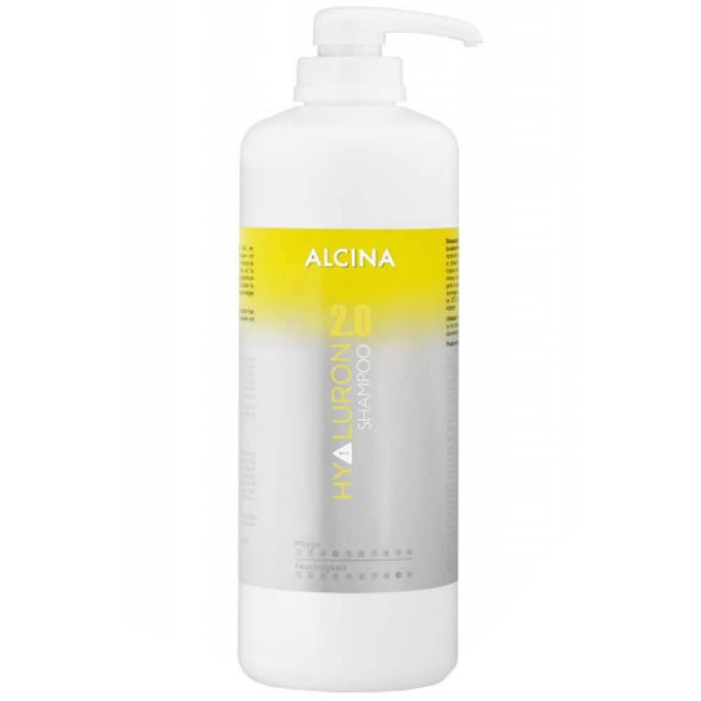 ALCINA Hyaluron 2.0 Shampoo (1250 ml) - Shampoo für trockene & spröde Haare - Glanz & Geschmeidigkeit - verhindert Hitzeschäden bis zu 230°C - Haarpflege mit Hyaluronsäure & Kaktusfeigenextrakt