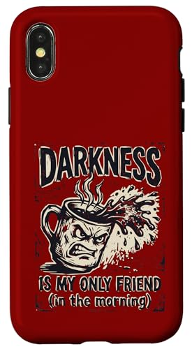 �ʔ������[�j���O�R�[�q�[���[�h�f�U�C���B �X�}�z�P�[�X iPhone X/XS �p