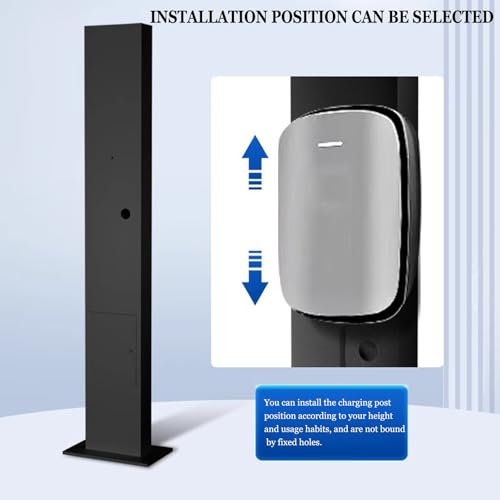 Support de chargeur pour véhicule électrique sur socle de sol extérieur - 5