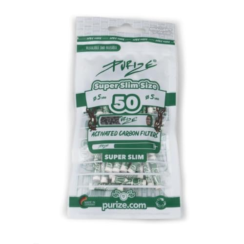 PURIZE® Activated Carbon Filter Bags | 50 Super Slim Size