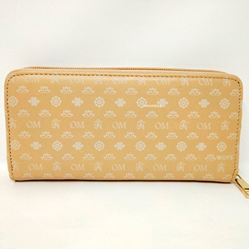 fengshuisale Feng Shui Lucky Fu Dog Wallet (LIGHT BROWN) W Red String Bracelet (thick)2