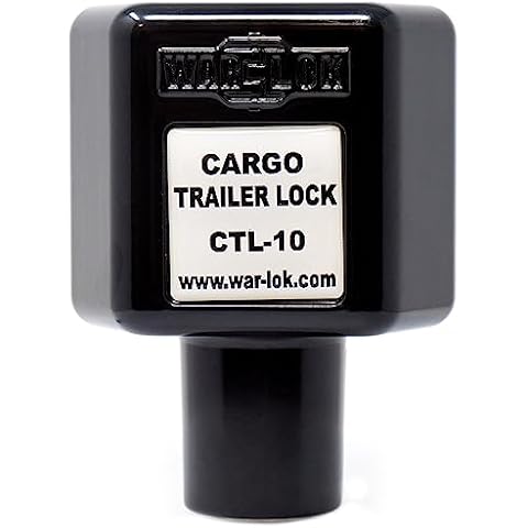 WAR-LOK CTL-10 Cargo Door Trailer Lock, Secures Hasp Cargo Trailer Swing Doors, Good for Construction, Motorcycle, RV Trailers Cover