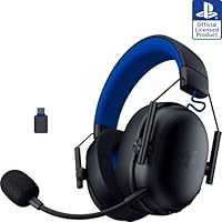 Razer BlackShark V3 X HyperSpeed Wireless Gaming Headset for PS5: 50mm Drivers - Cardioid Mic - 2.4 GHz, Bluetooth - Works with PC, Mac, Nintendo Switch, Smartphone - Long Battery Life - Black