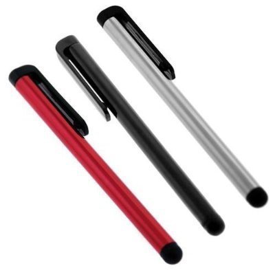 GTMax Touch Screen Stylus Pen (Black + Red + Silver) for Blackberry Playbook Tablet