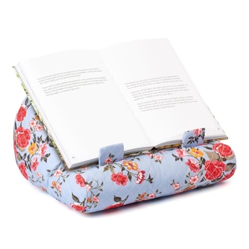 Coussin de lecture indéformable avec fixe-page et poche de rangement - 2