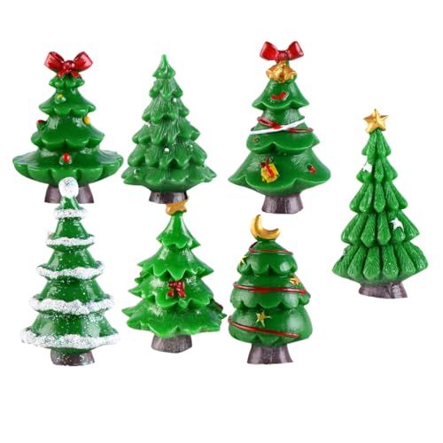Garneck 11 peças de enfeite de Natal decoração estatuetas em miniatura artesanato miniaturas de Nata