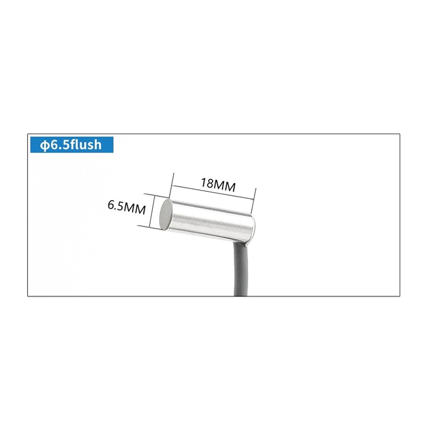 Industrial Electronic Sensor inductive Connector Parking Door Proximity Metal Detector(M8 Non-Flush PNP NO Y Type-Sn:2mm)