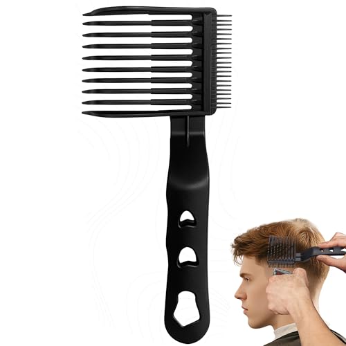 Blend Friend Fade Comb Set Black Professional Barber Combs for Men & Boys, Self Haircutting Tools...