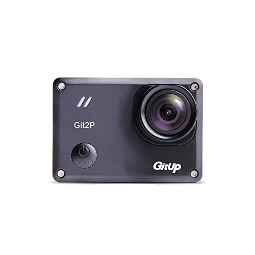 GitUp Git2P Action Camera Standard Pack with 90 Degree Lens (Black 2018 Edition)