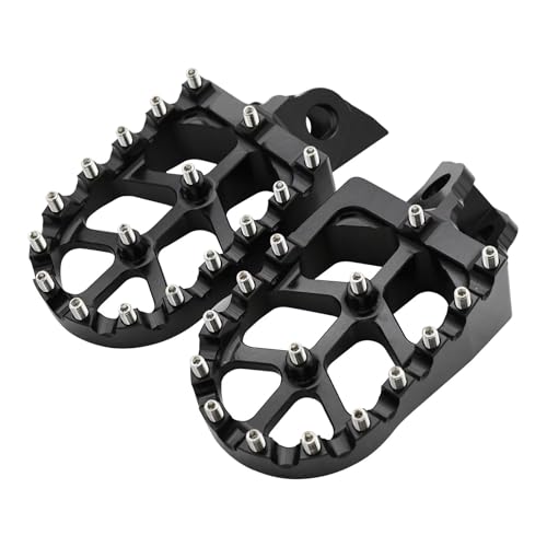 Repose-pied CNC antidérapant pour moto 140G et KX100 adhérence maximale sur piste