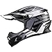 OUMURS DOT Adult ATV Dirt Bike Helmet with Goggles Gloves & Mask Adjustable Sun Visor Motorcycle Adults Helmet Off-Road Motocross Downhill Moped MX for Unisex-Adult-Victory Gray, XL