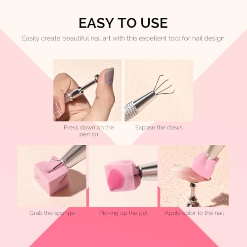 Image of MelodySusie Soft Nail Sponges for Ombre