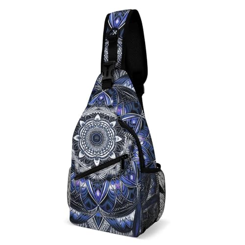 Bolso Tipo Bandolera Mandala Rectangular 38x20cm miniatura 1