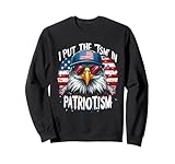 I PUT THE 'TSM' IN PATRIOTISM Patriotic Eagle Sweatshirt