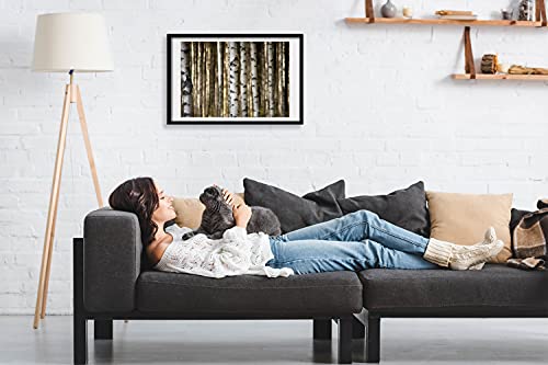 Cadre en bois moderne Tulup 60x40 cm avec moulure premium brzozy