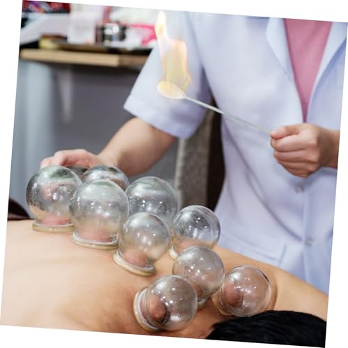 FOMIYES 4 piezas Herramienta de encendedor para ventosas Duraderas con hisopos de algodón para terapia segura de vacío con fuego para masaje miniatura 5