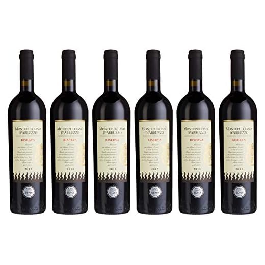 Montepulciano d'Abruzzo Riserva DOC "Fiamme Nere" Rotwein Abruzzen trocken (6 x 0.75l)
