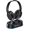 Swiitech Wireless Headphones for TV Watching, TV Headphones with Transmitter Charging Base, Bluetooth V5.3, No Lip-Sync Delay, Clear Voice, Plug & Play, Comfortable, Gifts for Elderly/Seniors