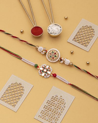 Image of Hyperfoods Chocolates Gift Pack Rakhi For Brother Set Of 2 Rakhi With Chocolates 2 Rakhi With Chocolates Gift Pack Chocolates Gift Set Of 2 Rakhi With Chocolate Pack Of 24 Rakhi Set 2