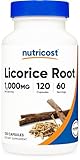Nutricost Licorice Root 500mg, 120 Capsules - Non-GMO, Gluten Free