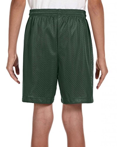 A4 Mens Nb5301A4 NB5301-AOR Lined Tricot Mesh Shorts2