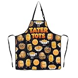 JNIAP Tater Tots Kitchen Apron Potato Tater Gift Tater Tots Lover Gifts Potato Tater Apron (TATER TOTS ap)