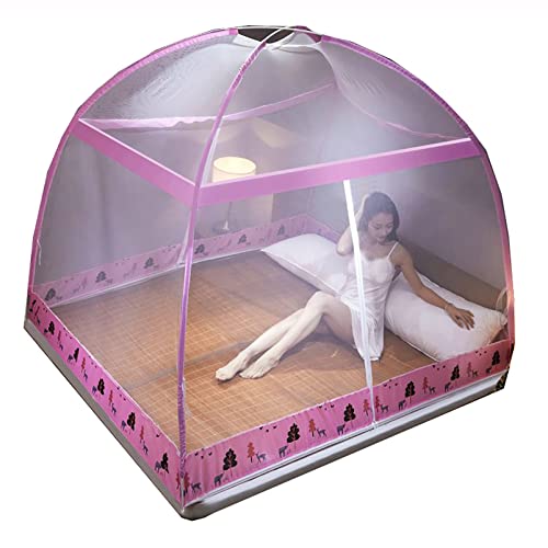 Moustiquaire pliable pour lit contre les insectes tente d'été adulte