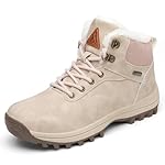 Mishansha Botas Mujer Hombre Invierno Impermeables...: Los zapatos para invierno están hechos de cuero sintético de alta calidad, con características que los hacen resistentes al viento, al polvo y fáciles de limpiar. Las botas invierno costuras entre la parte superior y la suela utilizan tecnología de s...