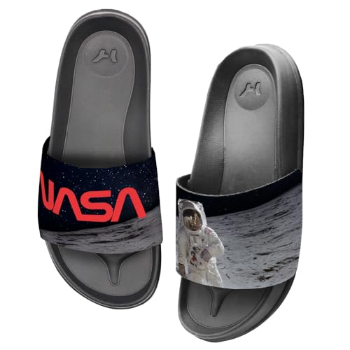 Popfunk NASA Apollo 11 Moon Unisex Adult Slides Adjustable Flip Flop Sandals Officially Licensed Hypd Slydr Switch™3
