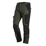 elastische Seitenkeile FHB 35-125100-1520-52 Arbeitshose Florian Oliv-schwarz 52