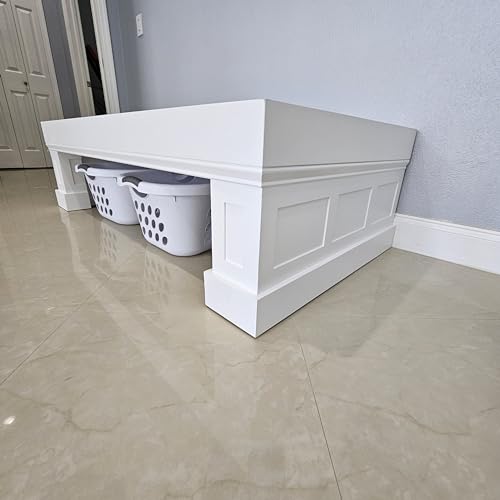 Generic Laundryrise Handcrafted Laundry Washer And Dryer Pedestal Raiser Platform Works With Most Of The Washers And Dryers Pair On The Market Additional Laundry Storage Made Out Of Solid Wood thumb #5