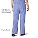 WonderWink Womens Flare Leg Cargo Medical Scrubs Pants, Ceil Blue, Medium US
