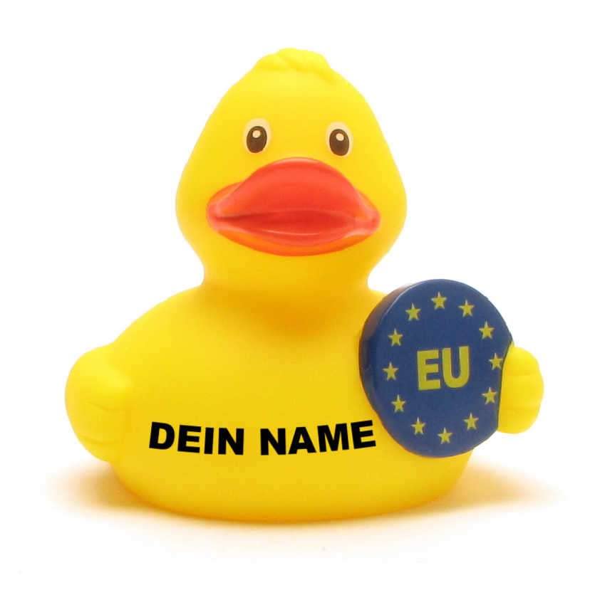 Bath Duck - Personalised (EU Euro Duck)
