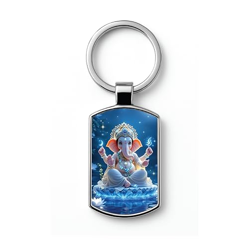 Image of Premium Printed Metal Keychain for Men & Women | High-Definition Artwork Print | Durable Key Ring for Car, Bike, Home & Office Keys | Stylish Decorative Key Holder Gift