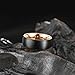 King Will 8mm Black and Rose Gold Wedding Band for Men, Domed Brushed Two Tone Tungsten Rings for Men Women, Comfort Fit, Durable, Size 7.5
